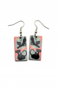 Playful Cats Earrings